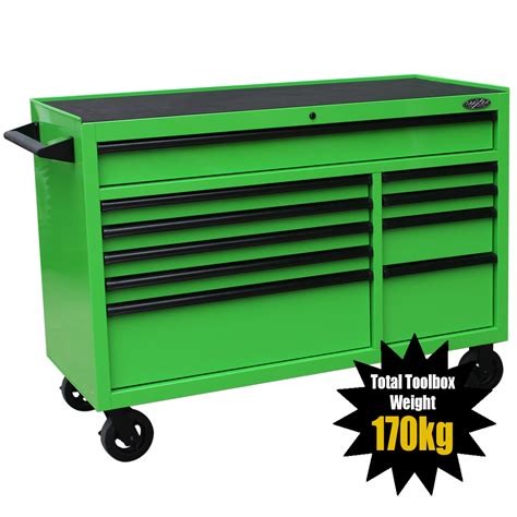 electric green tool box|green roll cab tool box.